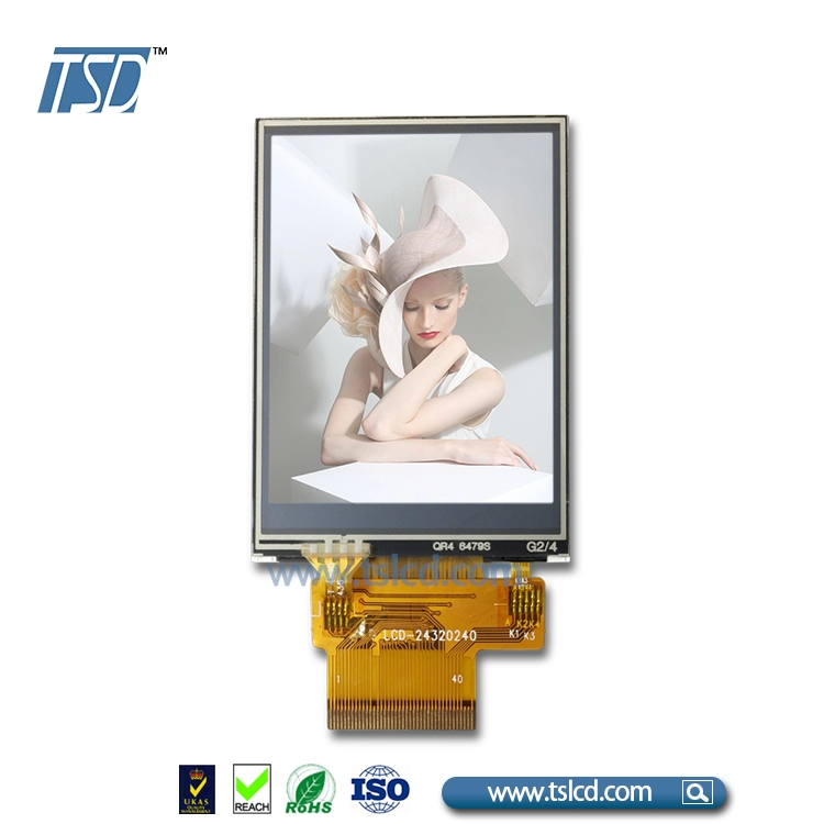 Złącze ZIF FPC Wyświetlacz LCD 2,4 cala 240x320 TFT z RTP