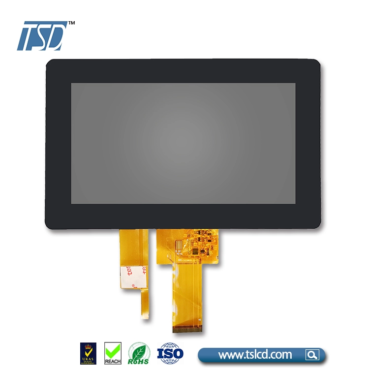 500 nitów 7-calowy moduł TFT LCD o wysokiej jasności z CTP