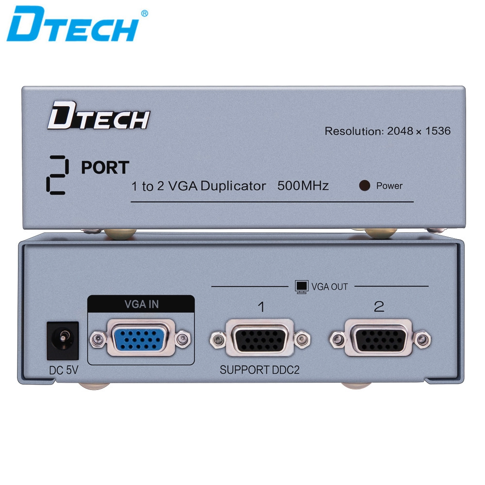 ROZDZIELACZ VGA DT-7502 1 DO 2 500 MHz