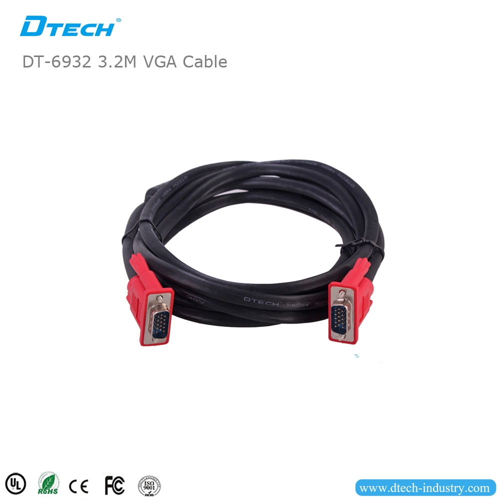 Kabel DTECH DT-6932 VGA 3+6 3,2 M VGA