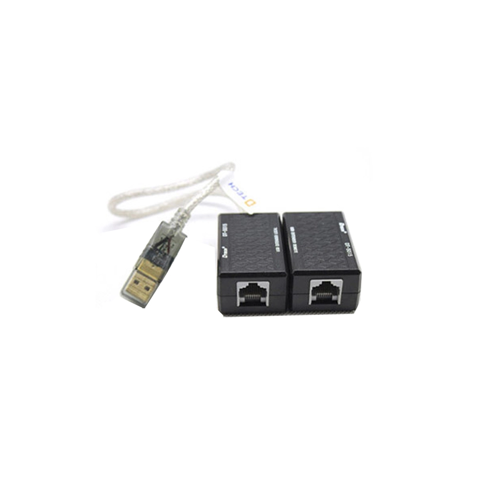 Przedłużacz DTECH DT-5015 USB 60M przez kabel lan