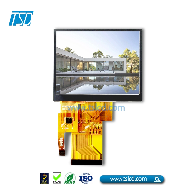 6H kąt widzenia 3,5-calowy wyświetlacz LCD QVGA TFT z 54-pinowym interfejsem RGB