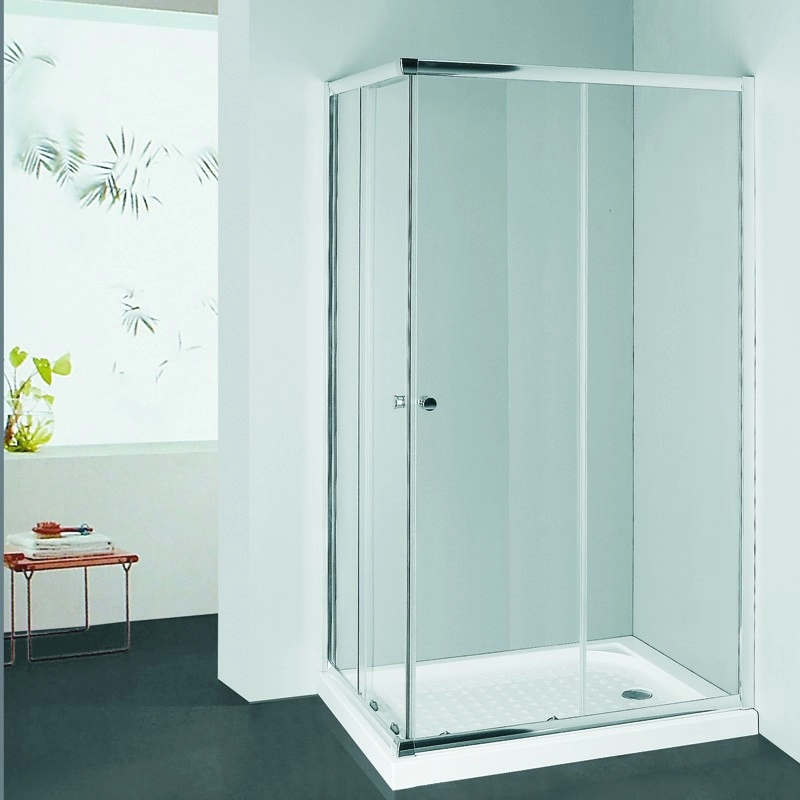drzwi prysznicowe ze szkła hartowanego przesuwne wejście narożne