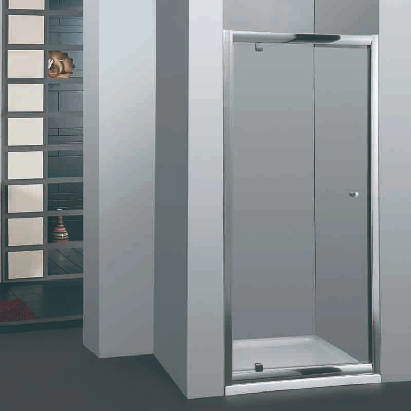 Drzwi prysznicowe obrotowe na zawiasach