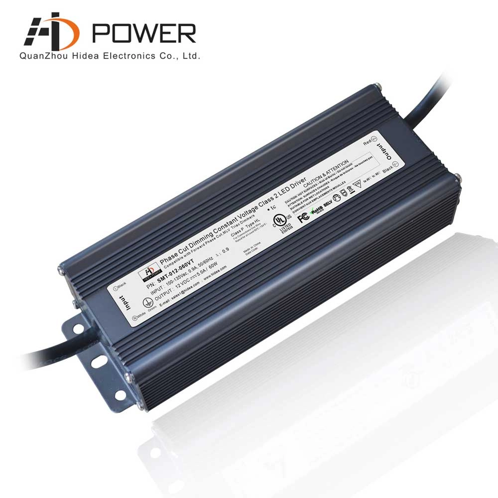 IP67 Wodoodporny panel LED Sterownik 12V 60W Triak Ściemnialny LED o stałym napięciu