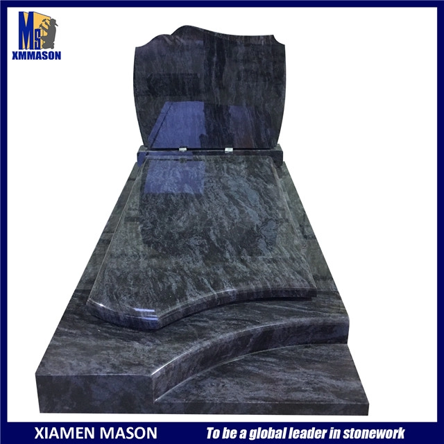 Francja Standard Tombstone Granite Mass Blue