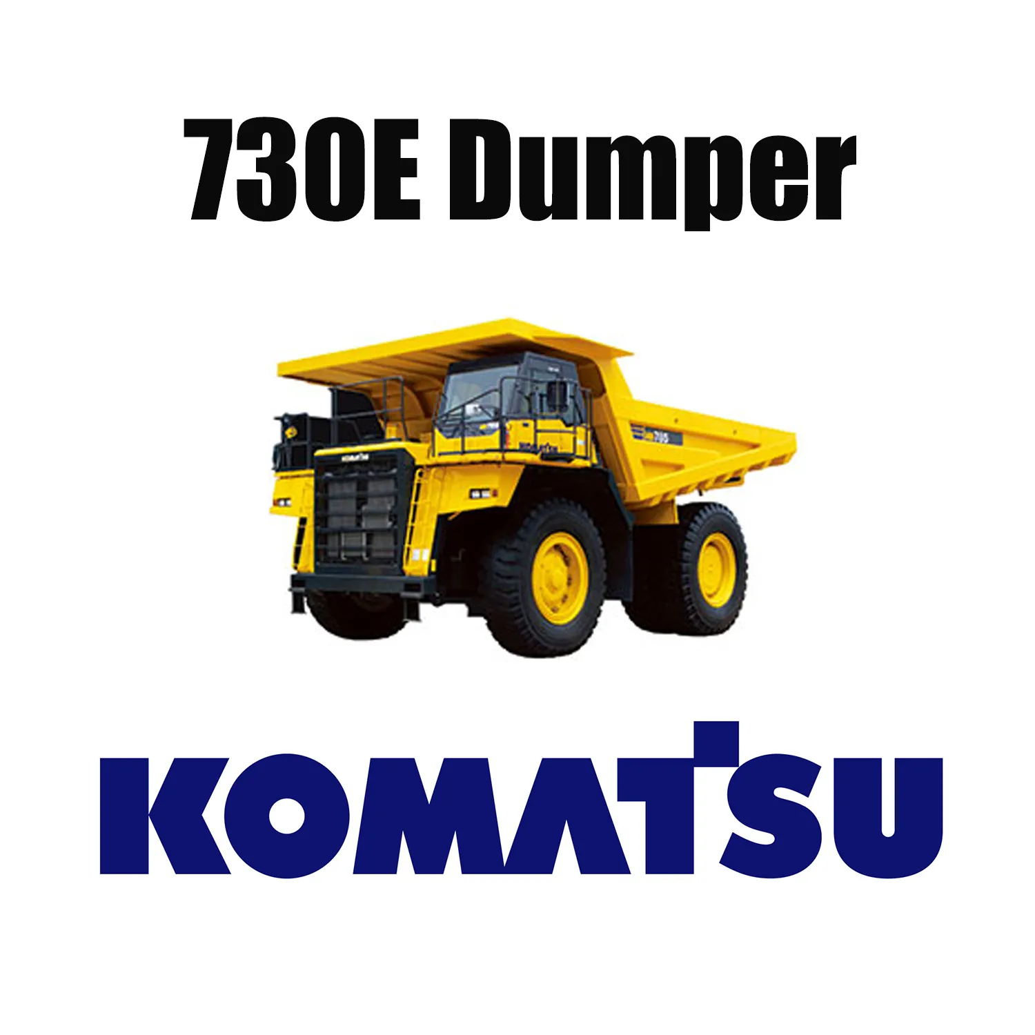 Wozy transportowe KOMATSU 730E wyposażone w opony górnicze Giant 37.00R57 OTR