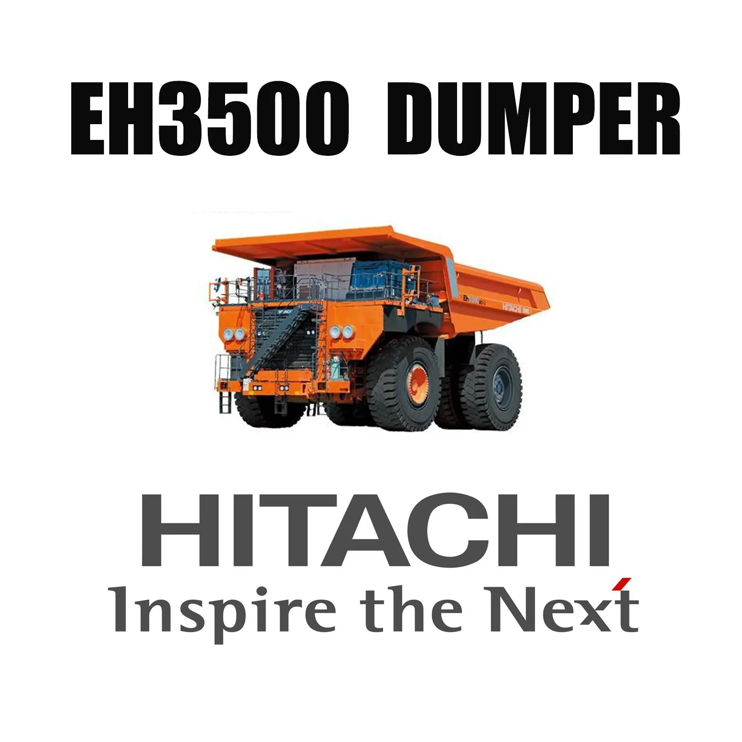Opony do samochodów ciężarowych terenowych 37.00R57 wyposażone w wozidła transportowe HITACHI EH3500