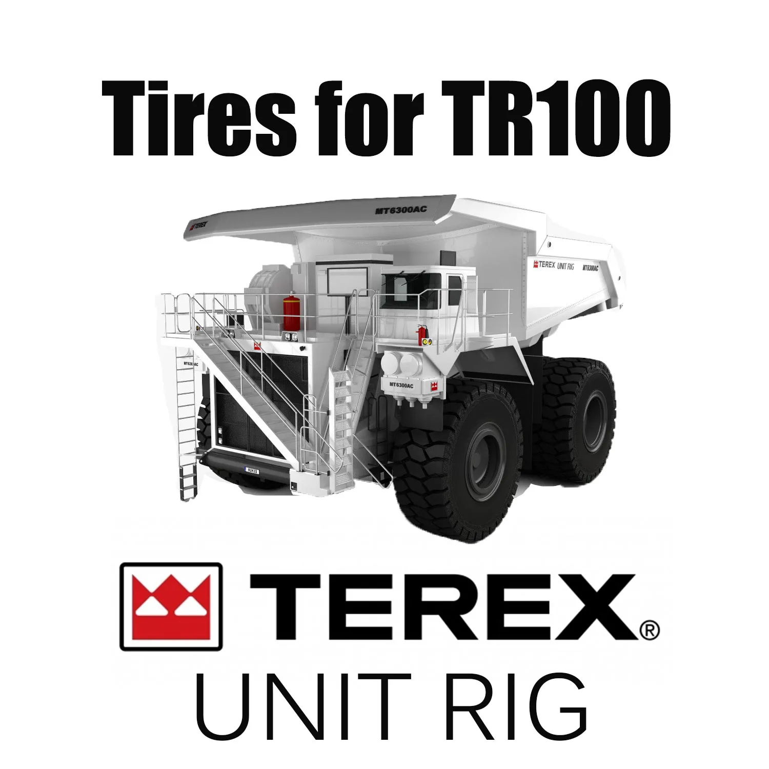 Wysokiej jakości opony do robót ziemnych 27.00R49 stosowane w wywrotkach TEREX TR100