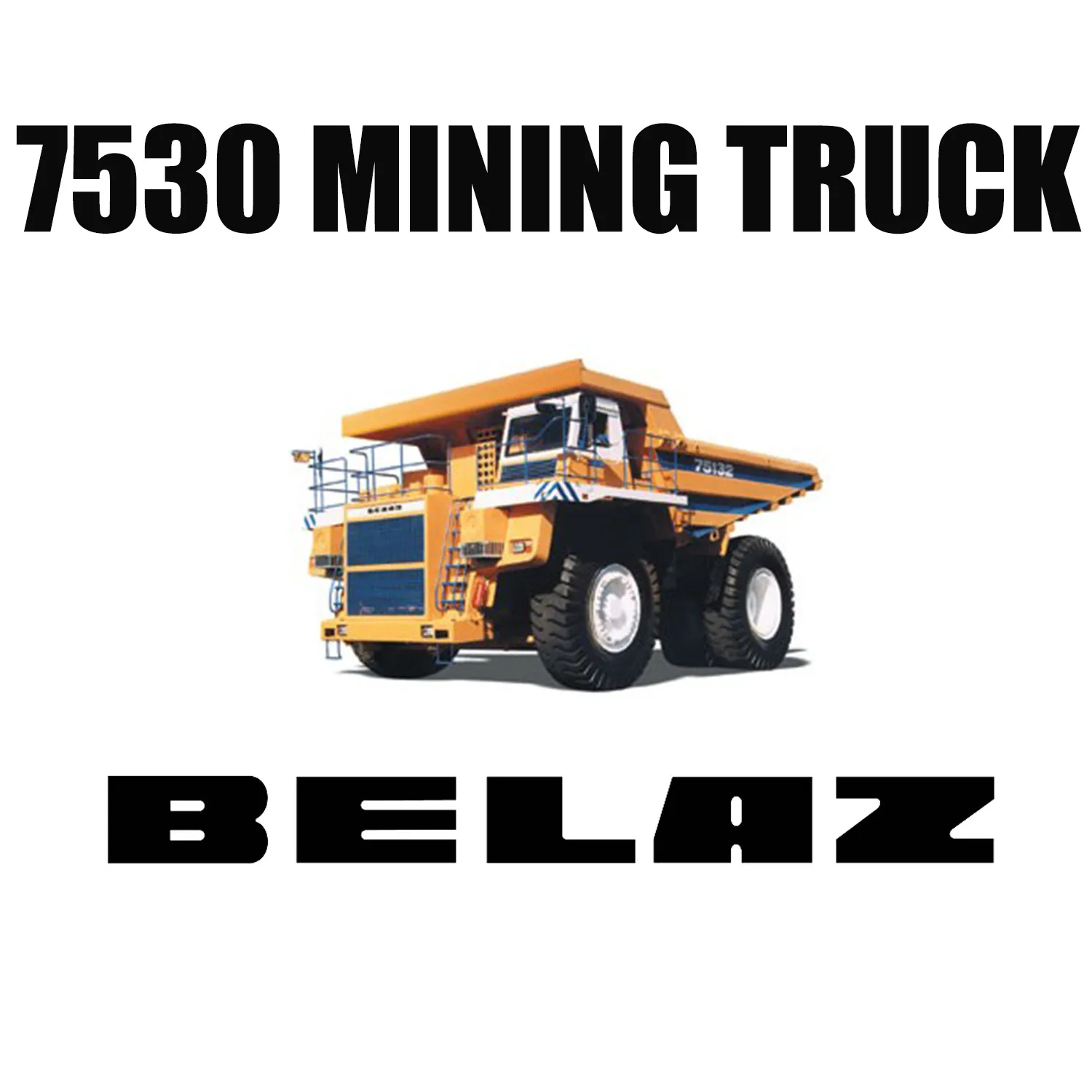 Górnicze ciężarówki BELAZ 7530 wyposażone w opony radialne 46/90R57