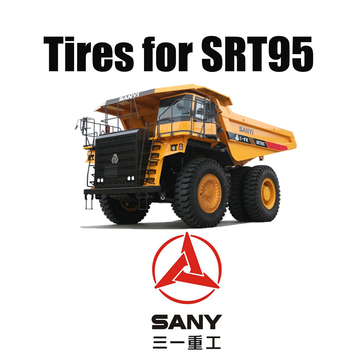 Najwyższej jakości opony Giant Earthmover 27.00R49 do samochodów ciężarowych SANY SRT95
