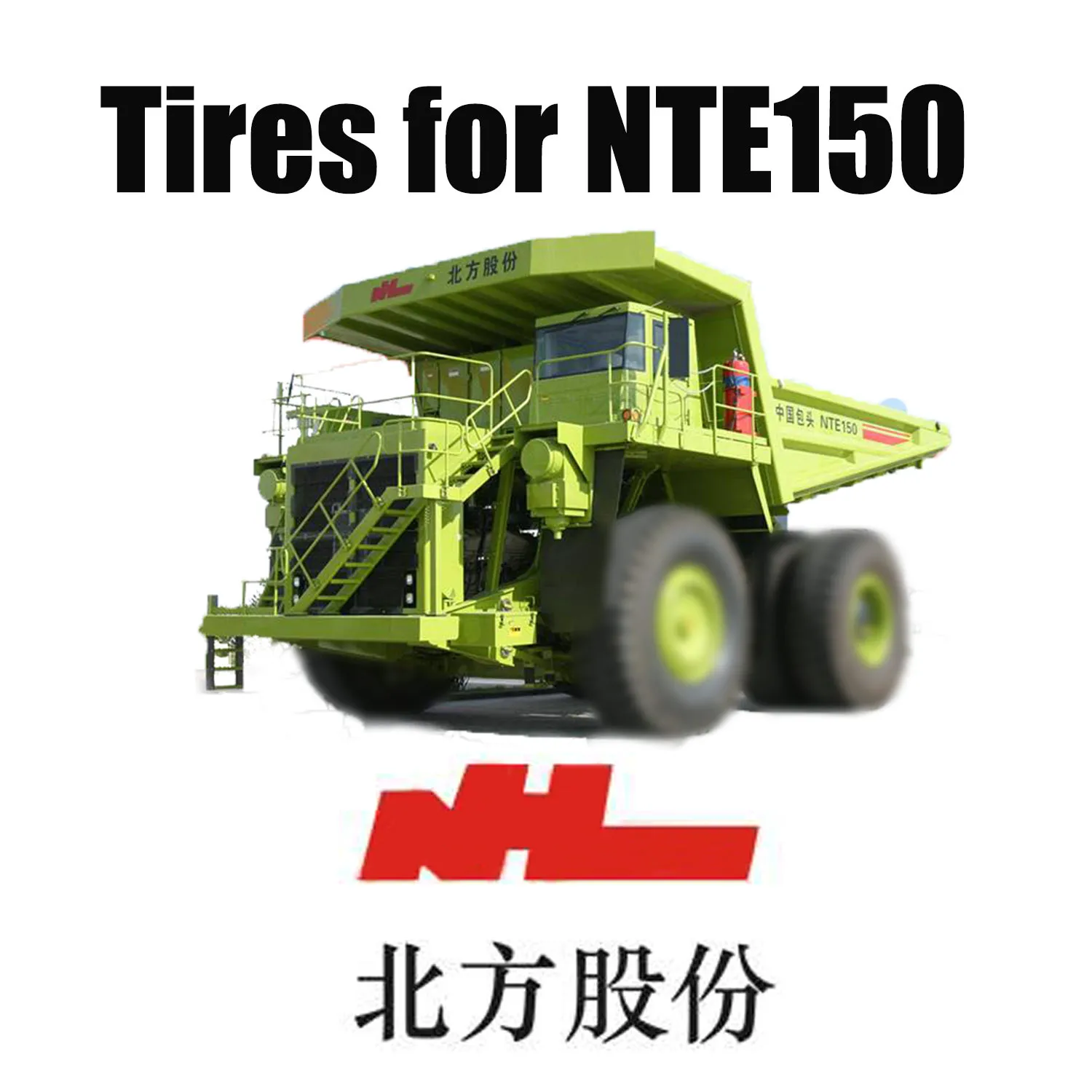 Wywrotki NTE 150 wyposażone w opony 33.00R51 Specialty Mining OTR