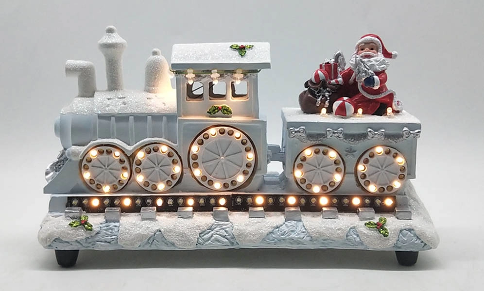 LED Express Mikołaja z ciepłymi białymi światłami do jazdy