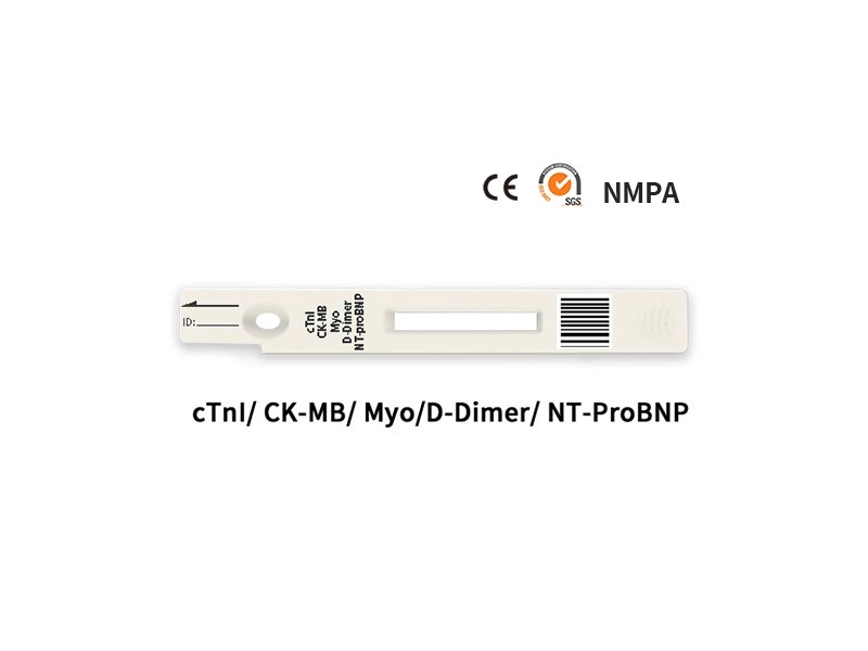 Szybki test ilościowy 5 w 1 (cTnI/ CK-MB/ Myo/ NT-proBNP/ D-Dimer)