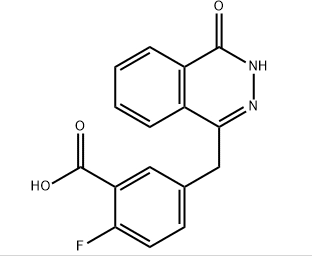 Kwas 2-fluoro-5-((4-okso-3,4-dihydroftalazyn-1-ylo)metylo)benzoesowy