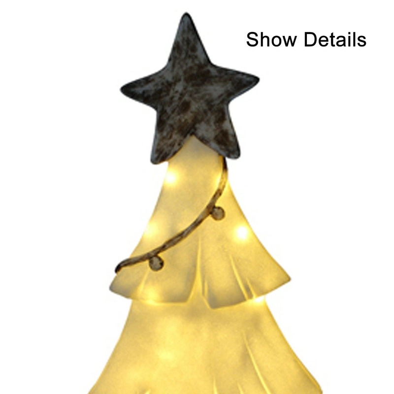Lampy z piaskowca The Light Tree With Top Star na Boże Narodzenie