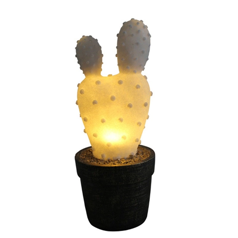 Chiny Oświetlenie rodzinne Zielone lampy stołowe kaktusowe