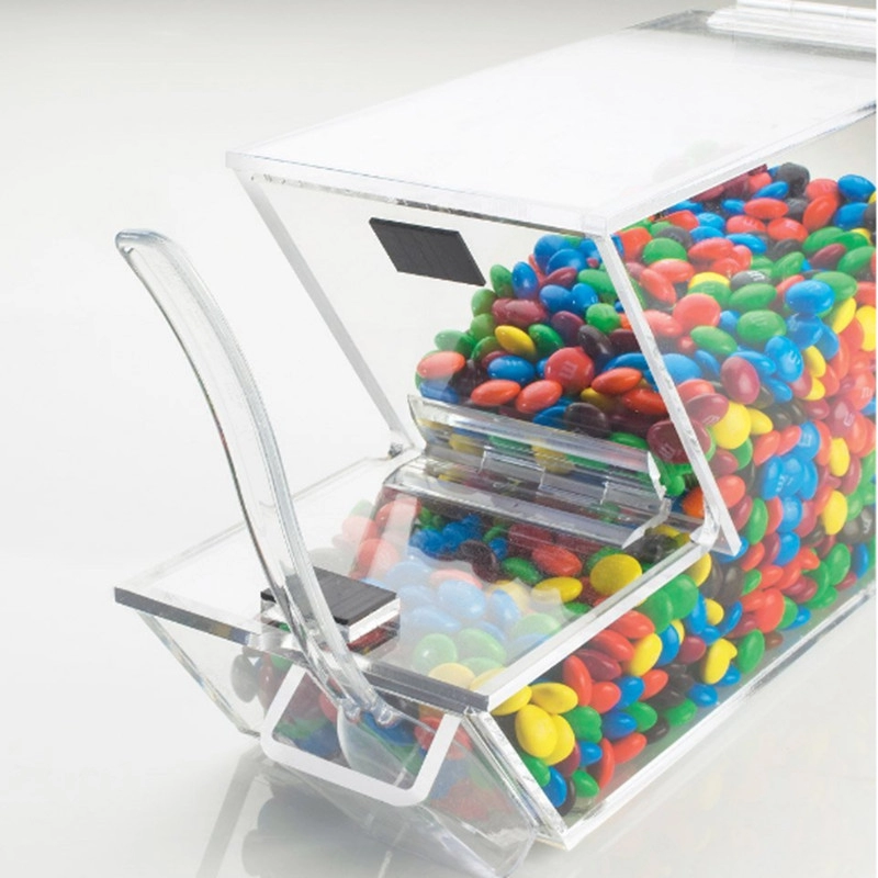 Dostosowane akrylowe pudełko do przechowywania żywności do wyświetlania cukierków