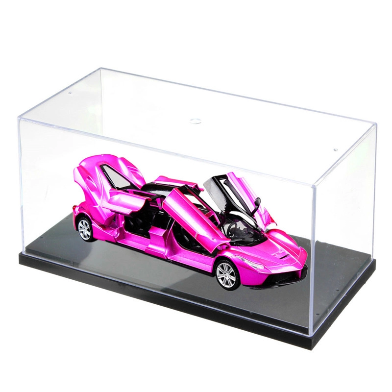 Różne drukowanie logo dostosowane akrylowe pudełko wystawowe do wyświetlania samochodów