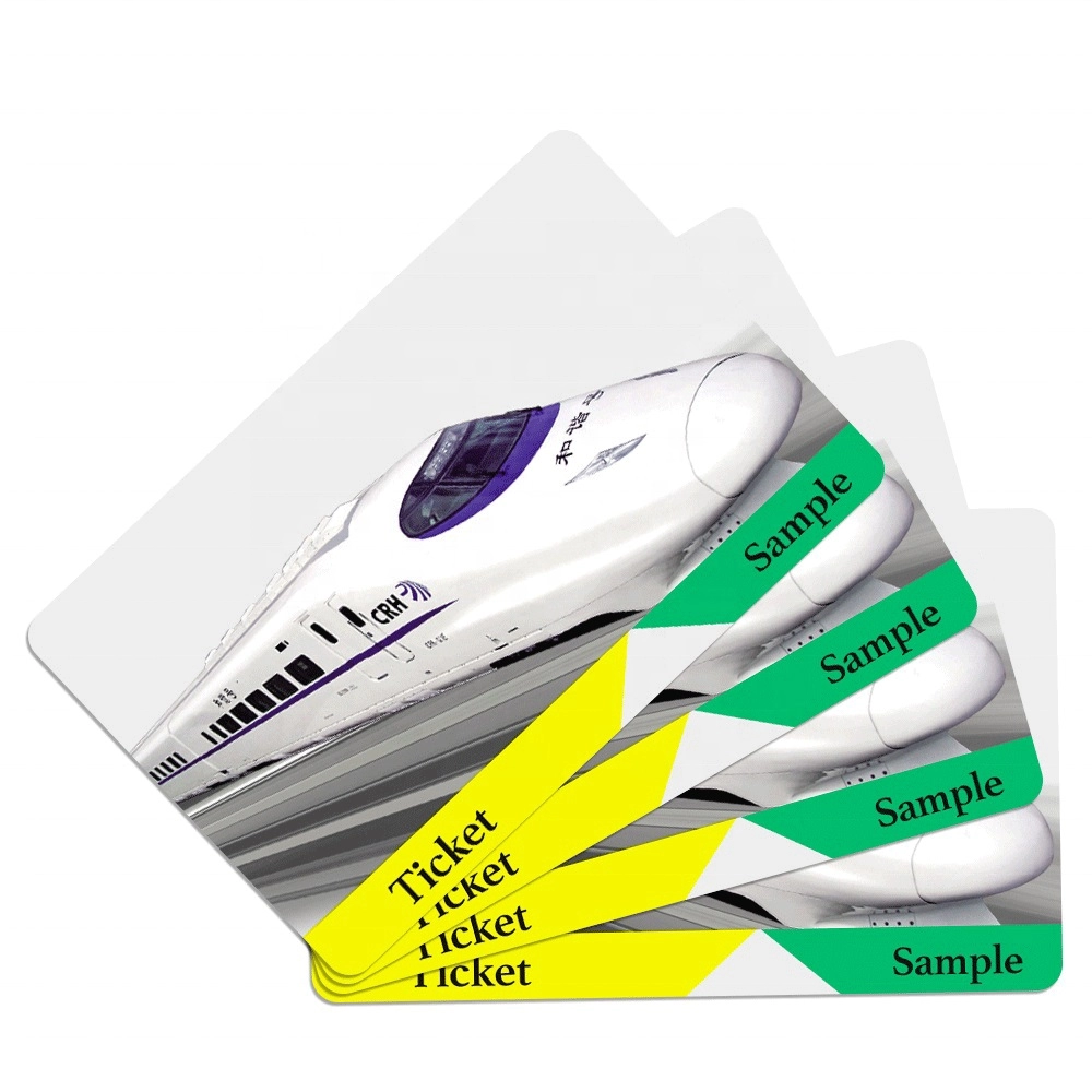 Papierowe karty biletów metra RFID z chipem Mifare Ultralight do transportu publicznego