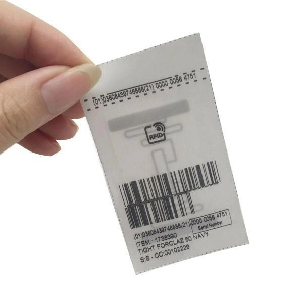 Etykiety / etykiety z tkaniny RFID do prania odzieży do zarządzania odzieżą