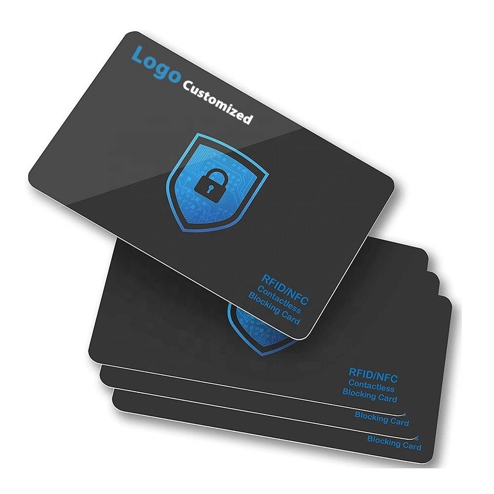 Karty blokujące RFID 13,56 MHz NFC Karty zakłócające karty kredytowe Karty bankowe