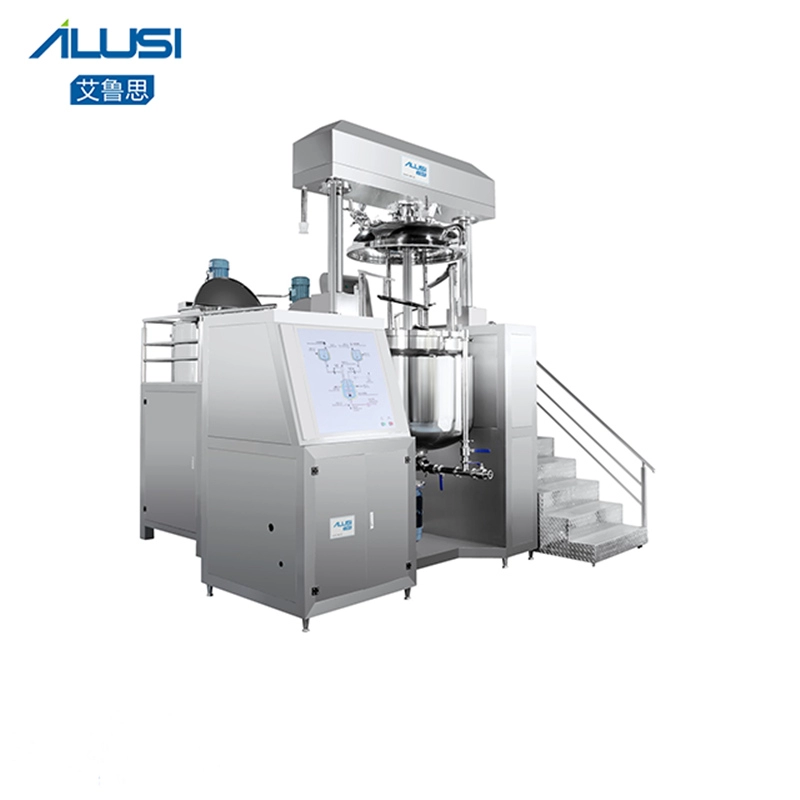 Podwójna hydrauliczna maszyna do mieszania emulgatorów próżniowych z emulgatorem