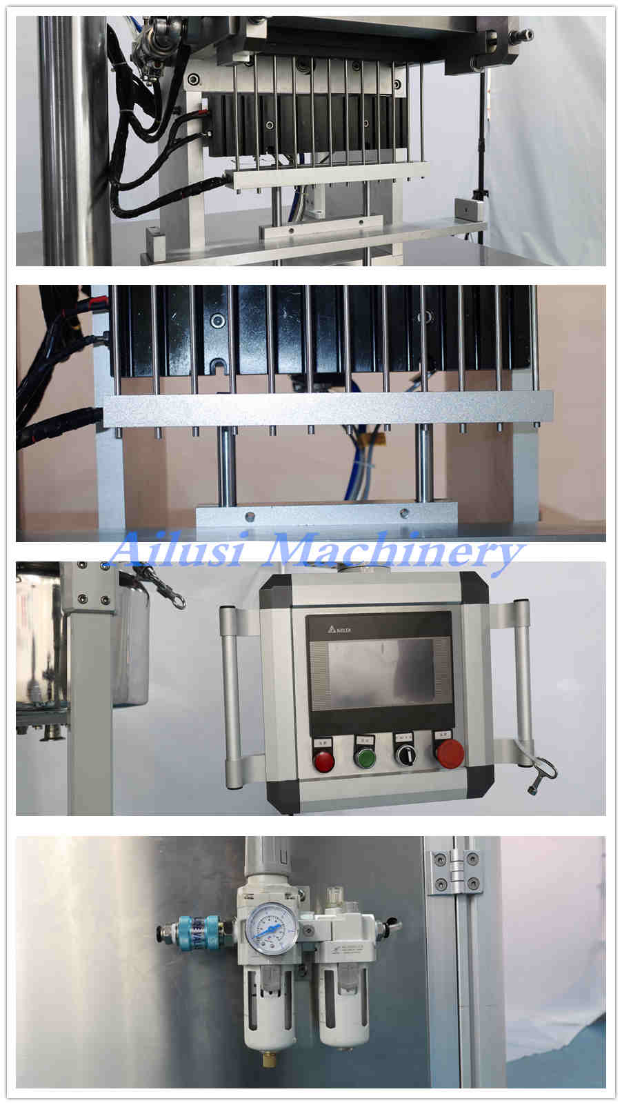 Details of Double Jacked Lipstick Filling Machine