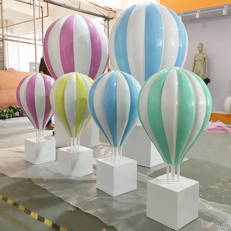 Rekwizyty do wystaw sklepowych z balonem na gorące powietrze