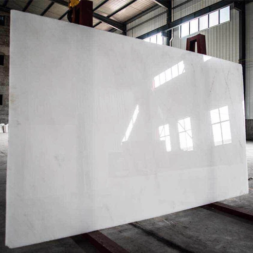 Kryształowo biały naturalny marmur do budowy materiałów kamiennych projektu