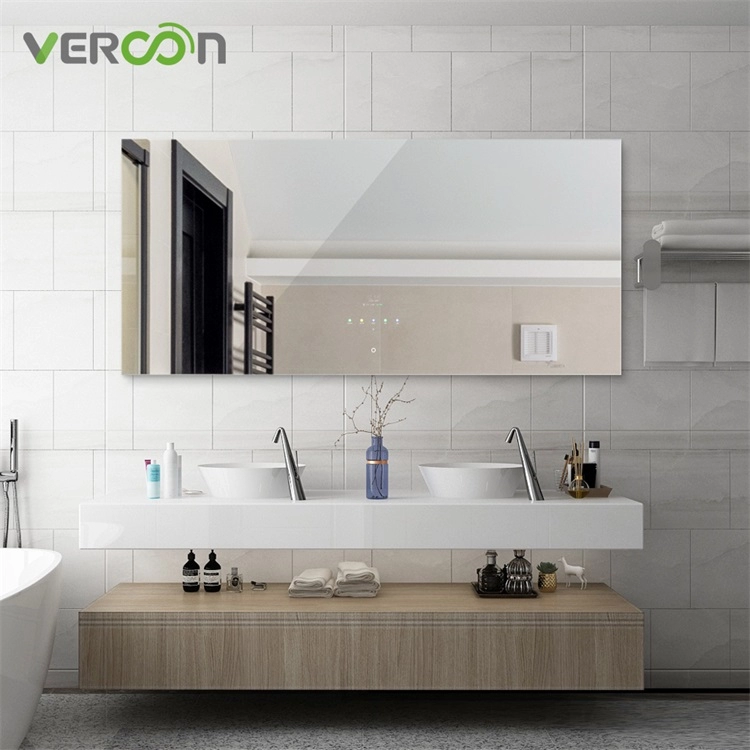 Vercon inteligentne lustro Android OS 11 z ekranem dotykowym 10,1" lustro telewizyjne lustro łazienkowe