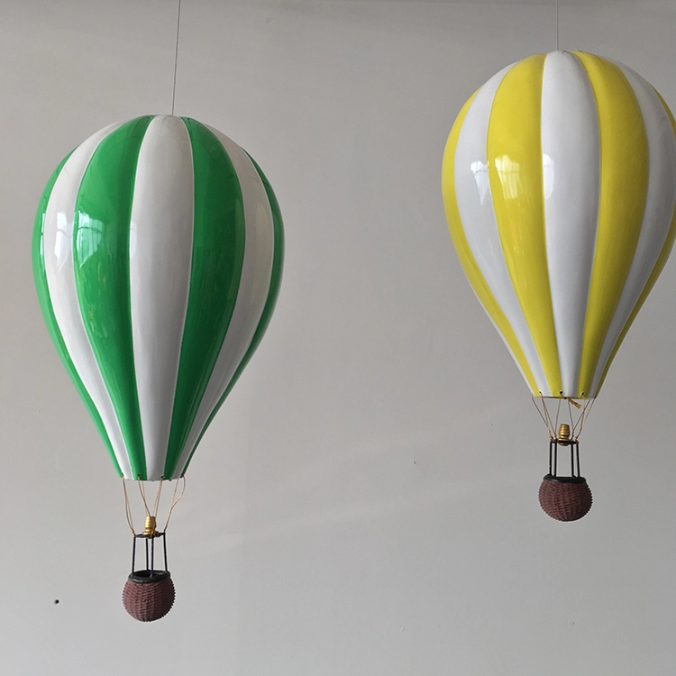 Wiszące balony na ogrzane powietrze rekwizyty do wyświetlania okien