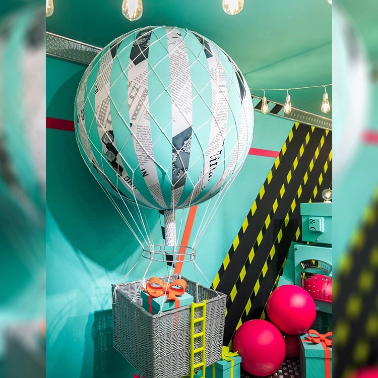 Gorący sprzedawanie kolorowych balonów na gorące powietrze rekwizyty do wyświetlania okien!