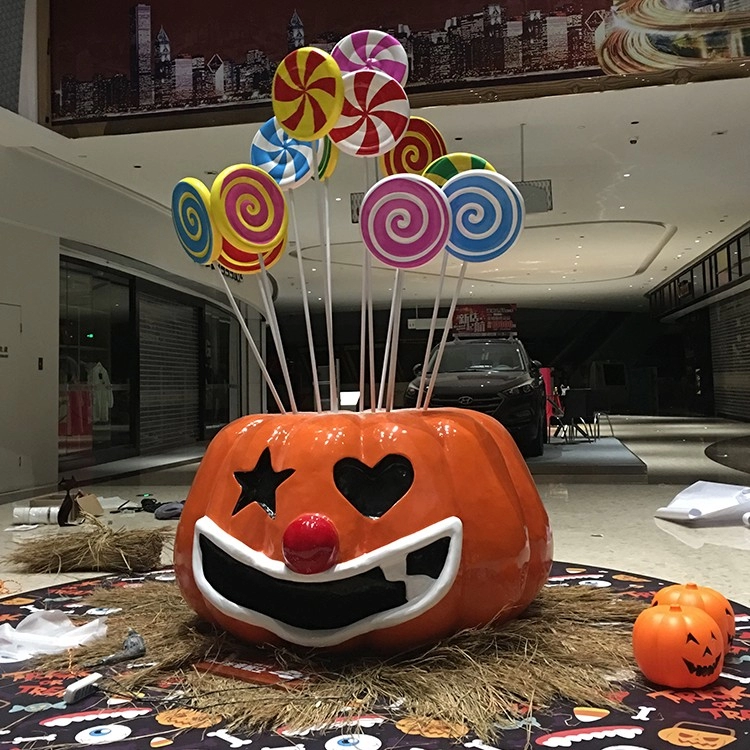 Halloweenowe centrum handlowe DP dynia rekwizyty dekoracji