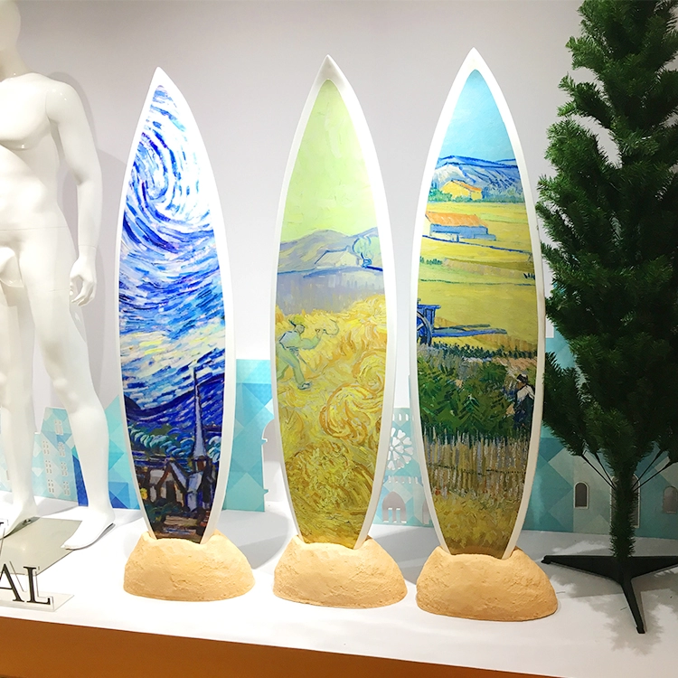 producenci niestandardowych dekoracyjnych desek surfingowych z włókna szklanego,