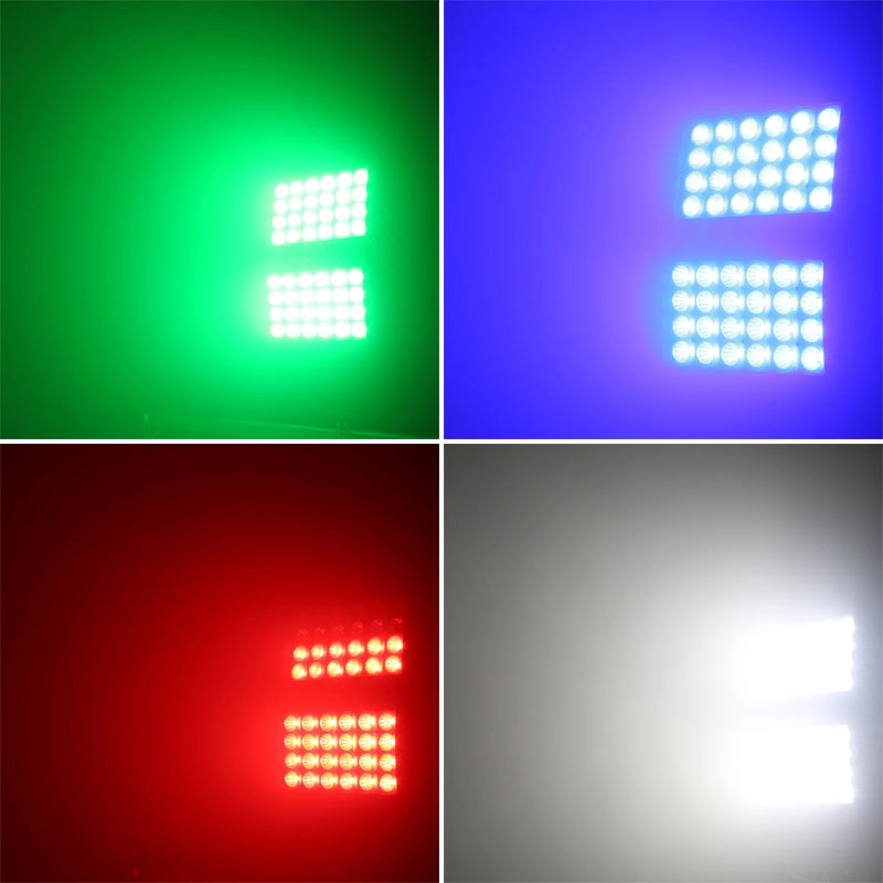 48x10W LED RGBW Kolorowa Światłość