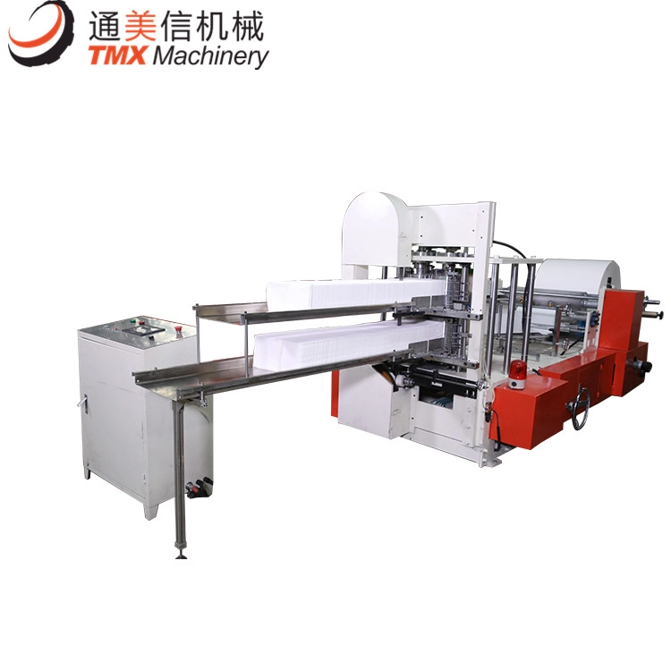 Wysokowydajna dwupokładowa maszyna do składania papieru serwetkowego w restauracji