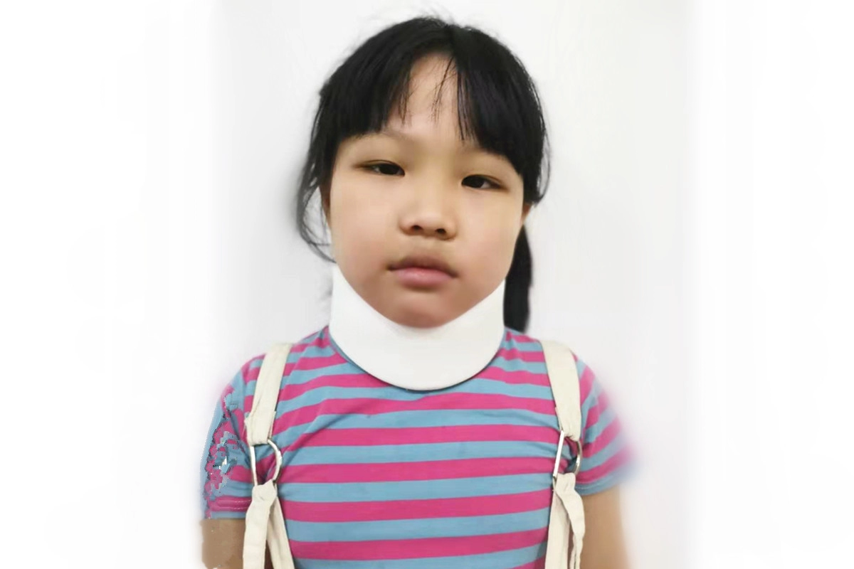 Miękka orteza pediatryczna na szyję Ortopedyczny kołnierz ortopedyczny dla dzieci z wygodną pianką