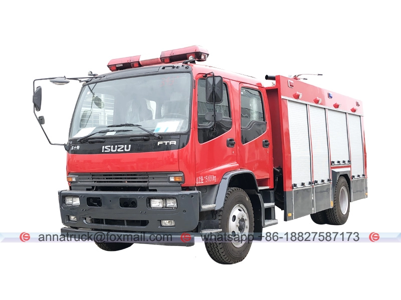 8500 litrów ISUZU FTR wóz strażacki