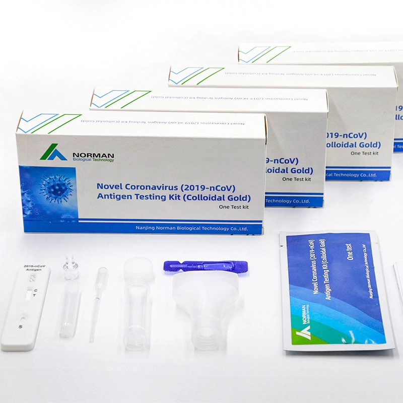 Nowy zestaw do testowania antygenów koronawirusa (2019-nCoV) (złoto koloidalne)