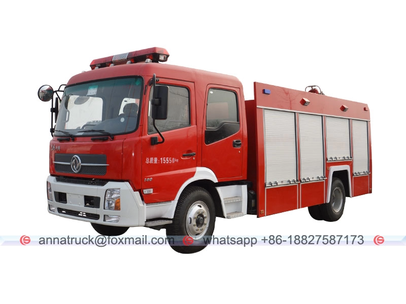 Ciężarówka z pianą gaśniczą Dongfeng o pojemności 7000 litrów