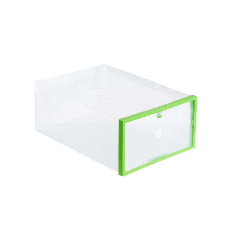 Niestandardowe białe akrylowe pudełko na buty z klapką