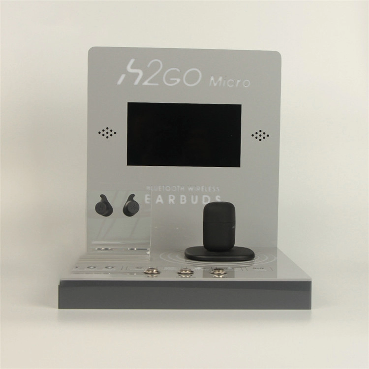 Stojak na słuchawki LCD dostosowany fabrycznie akrylowy stojak na słuchawki Bluetooth