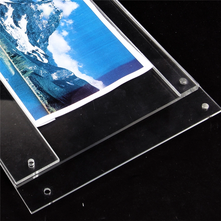 Kwadratowy wyświetlacz akrylowy marki kwadratowego stołu