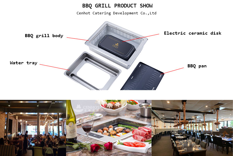 Pokaz produktów Restauracji Koreańskiej Elektryczne Grille BBQ - CENHOT