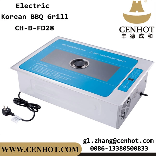 CENHOT Komercyjny koreański grill BBQ Nieprzywierający, bezdymny grill elektryczny