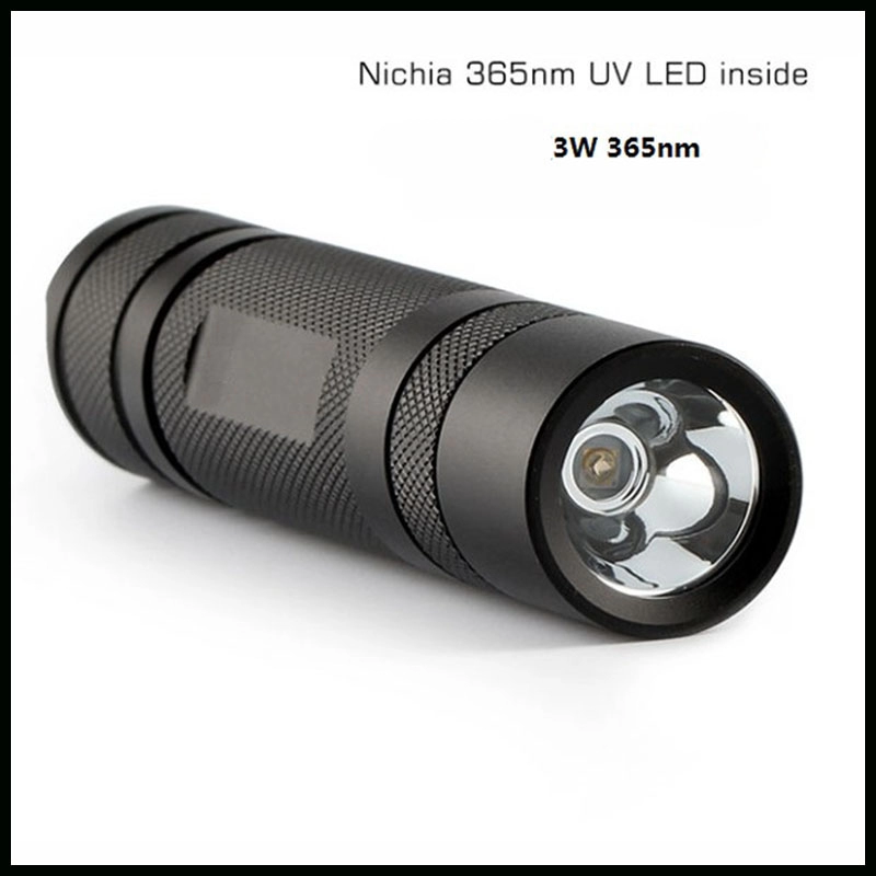 Latarka UV LED NICHIA 365nm 3W