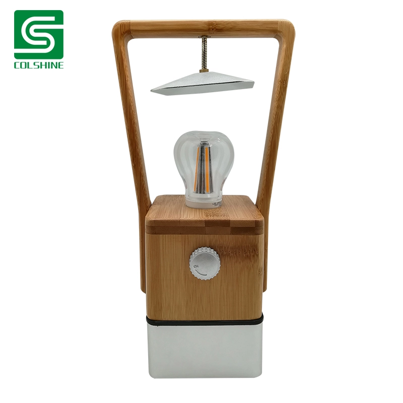 Bambusowa lampa stołowa LED z możliwością ładowania Lampka nocna Domowa lampa dekoracyjna