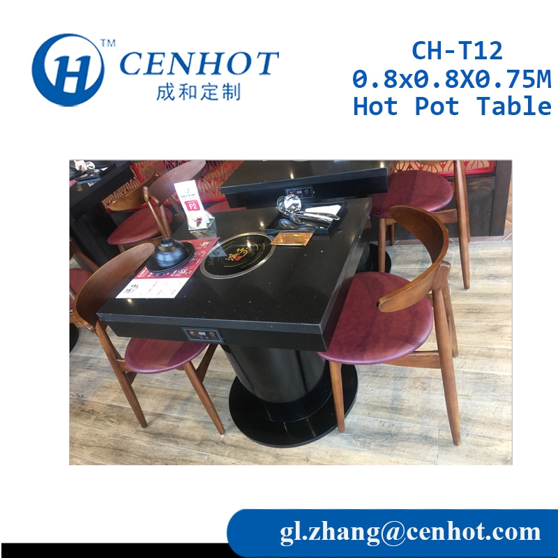 Stół Hot Pot z kuchenką indukcyjną do fabryki restauracji w Chinach - CENHOT