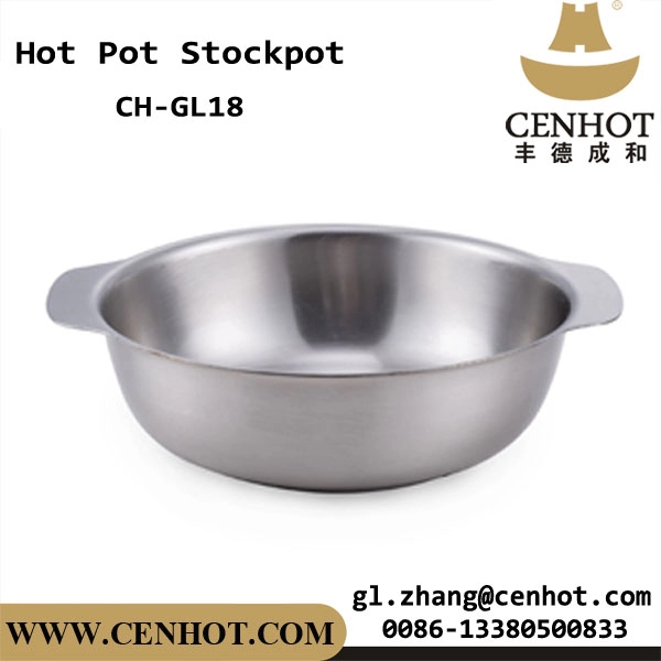 CENHOT Chinese Hot Pot Garnki do restauracji bez pokrywki